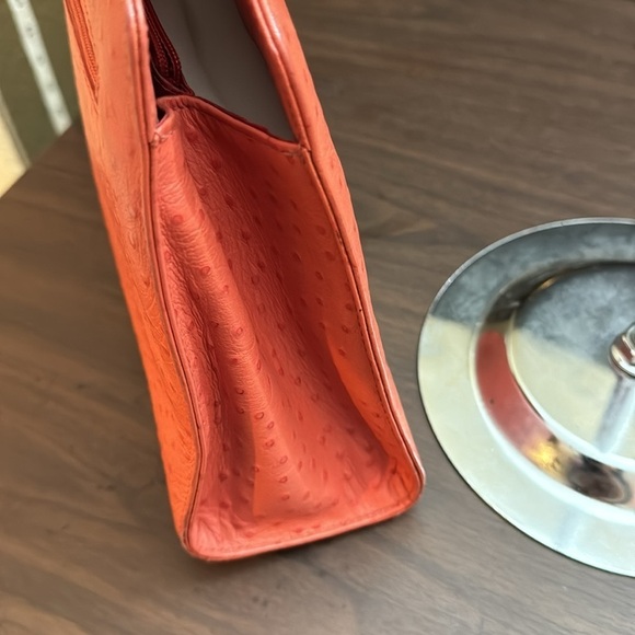 Vintage MCM  Germany Handbag Ostrich Leather - Picture 6 of 10